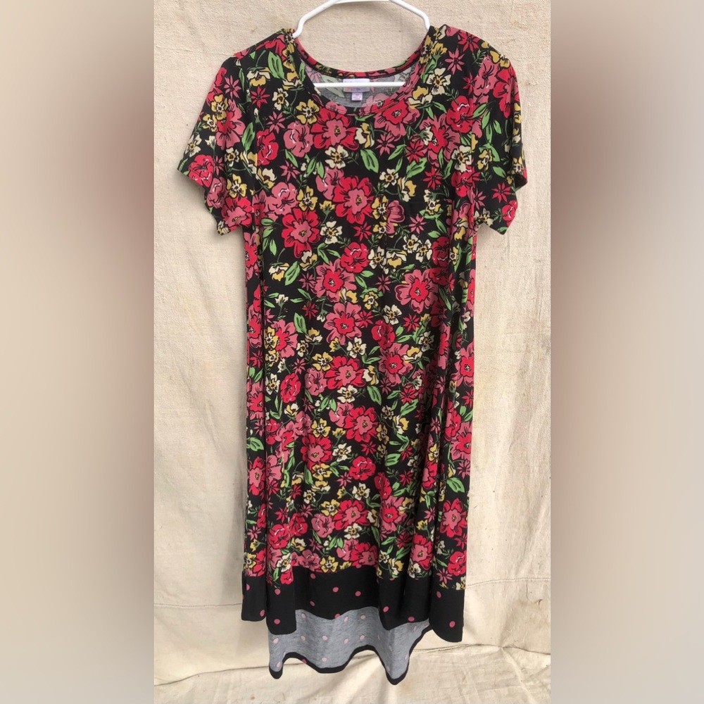Floral LuLaRoe T-Shirt Dress